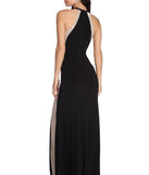 The Giselle Formal Heat Stone Dress is a gorgeous pick as your 2023 prom dress or formal gown for wedding guest, spring bridesmaid, or army ball attire!