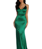 The Aria Formal Satin Ruched Dress is a gorgeous pick as your 2023 prom dress or formal gown for wedding guest, spring bridesmaid, or army ball attire!