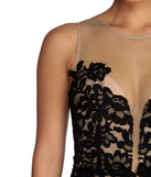 The Katherine Formal Illusion Lace Dress is a gorgeous pick as your 2023 prom dress or formal gown for wedding guest, spring bridesmaid, or army ball attire!