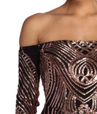 Sherrie Formal Sequin Scroll Dress is a stunning choice for a bridesmaid dress or maid of honor dress, and to feel beautiful at Prom 2023, spring weddings, formals, & military balls!