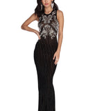 The Angelina Formal Heat Stone Dress is a gorgeous pick as your 2023 prom dress or formal gown for wedding guest, spring bridesmaid, or army ball attire!