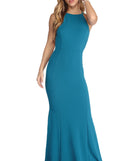 The Adelyn Strappy Trumpet Dress is a gorgeous pick as your 2023 prom dress or formal gown for wedding guest, spring bridesmaid, or army ball attire!