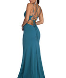 Savannah Formal Lattice Back Dress is a stunning choice for a bridesmaid dress or maid of honor dress, and to feel beautiful at Prom 2023, spring weddings, formals, & military balls!