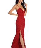 Selene Formal Scalloped Lace Dress is a stunning choice for a bridesmaid dress or maid of honor dress, and to feel beautiful at Prom 2023, spring weddings, formals, & military balls!