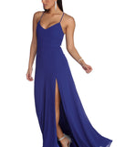 The Kassidy Formal Chiffon Dress is a gorgeous pick as your 2023 prom dress or formal gown for wedding guest, spring bridesmaid, or army ball attire!