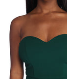 The Emberly Formal High Slit Strapless Dress is a gorgeous pick as your 2023 prom dress or formal gown for wedding guest, spring bridesmaid, or army ball attire!