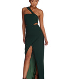 The Erica Formal One Shoulder Dress is a gorgeous pick as your 2023 prom dress or formal gown for wedding guest, spring bridesmaid, or army ball attire!