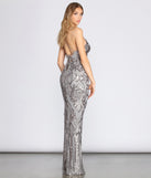 Thalia Formal High Slit Sequin Dress is a stunning choice for a bridesmaid dress or maid of honor dress, and to feel beautiful at Prom 2023, spring weddings, formals, & military balls!