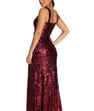 Sascha Formal Sparkling Sequin Dress is a stunning choice for a bridesmaid dress or maid of honor dress, and to feel beautiful at Prom 2023, spring weddings, formals, & military balls!