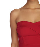 The Kendall Formal Sweetheart Crepe Dress is a gorgeous pick as your 2023 prom dress or formal gown for wedding guest, spring bridesmaid, or army ball attire!