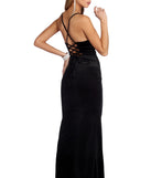 Nicolette Formal Velvet Lattice Dress is a stunning choice for a bridesmaid dress or maid of honor dress, and to feel beautiful at Prom 2023, spring weddings, formals, & military balls!