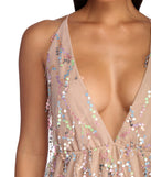 Marissa Formal Plunging Sequin Dress is a stunning choice for a bridesmaid dress or maid of honor dress, and to feel beautiful at Prom 2023, spring weddings, formals, & military balls!