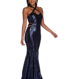 The Breanne Formal Sequin Mermaid Dress is a gorgeous pick as your 2023 prom dress or formal gown for wedding guest, spring bridesmaid, or army ball attire!