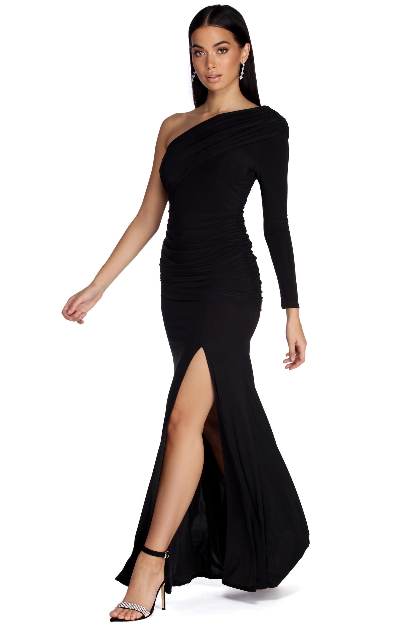 Maia Formal One Shoulder Dress & Windsor