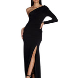 Maia Formal One Shoulder Dress creates the perfect summer wedding guest dress or cocktail party dresss with stylish details in the latest trends for 2023!