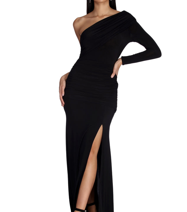 Maia Formal One Shoulder Dress & Windsor