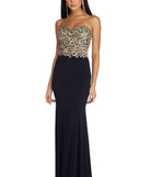 The Angela Formal Embroidered Floral Dress is a gorgeous pick as your 2023 prom dress or formal gown for wedding guest, spring bridesmaid, or army ball attire!
