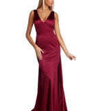 The Azariah Formal Satin Mermaid Dress is a gorgeous pick as your 2023 prom dress or formal gown for wedding guest, spring bridesmaid, or army ball attire!