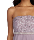 The Esmeralda Formal Pearl And Chiffon Dress is a gorgeous pick as your 2023 prom dress or formal gown for wedding guest, spring bridesmaid, or army ball attire!