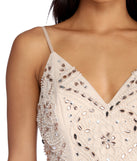 The Giana Formal High Slit Beaded Dress is a gorgeous pick as your 2023 prom dress or formal gown for wedding guest, spring bridesmaid, or army ball attire!