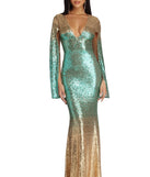 Maren Formal Ombre Sequin Dress is a stunning choice for a bridesmaid dress or maid of honor dress, and to feel beautiful at Prom 2023, spring weddings, formals, & military balls!