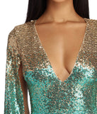 Maren Formal Ombre Sequin Dress is a stunning choice for a bridesmaid dress or maid of honor dress, and to feel beautiful at Prom 2023, spring weddings, formals, & military balls!
