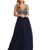 The Jewel Formal Beaded Chiffon Dress is a gorgeous pick as your 2023 prom dress or formal gown for wedding guest, spring bridesmaid, or army ball attire!