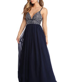 The Jewel Formal Beaded Chiffon Dress is a gorgeous pick as your 2023 prom dress or formal gown for wedding guest, spring bridesmaid, or army ball attire!