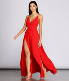 The Angelique Formal High Slit Lace Dress is a gorgeous pick as your 2023 prom dress or formal gown for wedding guest, spring bridesmaid, or army ball attire!