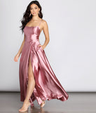 Anne Formal Lattice Satin Dress creates the perfect summer wedding guest dress or cocktail party dresss with stylish details in the latest trends for 2023!