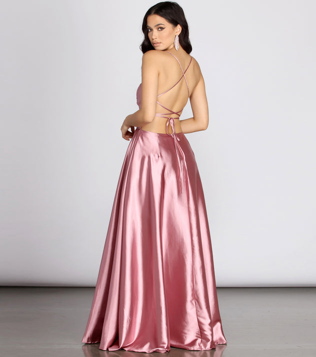 anne formal lattice satin dress Anne Formal Lattice Satin Dress Oshnow