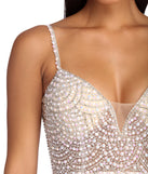 The Gracelyn Formal Pearl Chiffon Dress is a gorgeous pick as your 2023 prom dress or formal gown for wedding guest, spring bridesmaid, or army ball attire!