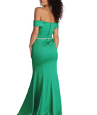 Monroe Formal Rhinestone Mermaid Dress is a stunning choice for a bridesmaid dress or maid of honor dress, and to feel beautiful at Prom 2023, spring weddings, formals, & military balls!