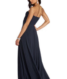 The Audrey Pleated Sweetheart Dress is a gorgeous pick as your 2023 prom dress or formal gown for wedding guest, spring bridesmaid, or army ball attire!