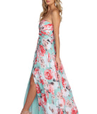 Rosalie Formal Floral Chiffon Dress creates the perfect summer wedding guest dress or cocktail party dresss with stylish details in the latest trends for 2023!