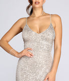 Teagan Sequin Gown creates the perfect spring wedding guest dress or cocktail attire with stylish details in the latest trends for 2023!
