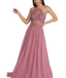 The Alessandra Formal Open Back Chiffon Dress is a gorgeous pick as your 2023 prom dress or formal gown for wedding guest, spring bridesmaid, or army ball attire!