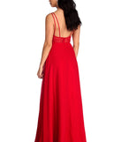 The Cameron Formal Floral Chiffon Dress is a gorgeous pick as your 2023 prom dress or formal gown for wedding guest, spring bridesmaid, or army ball attire!