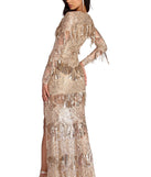 Rachel Formal Sequin Tassel Dress is a stunning choice for a bridesmaid dress or maid of honor dress, and to feel beautiful at Prom 2023, spring weddings, formals, & military balls!