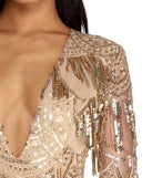 Rachel Formal Sequin Tassel Dress is a stunning choice for a bridesmaid dress or maid of honor dress, and to feel beautiful at Prom 2023, spring weddings, formals, & military balls!