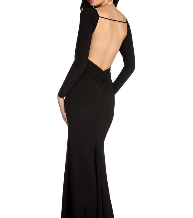 Samara Formal Open Back Dress is a stunning choice for a bridesmaid dress or maid of honor dress, and to feel beautiful at Prom 2023, spring weddings, formals, & military balls!
