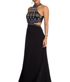 Zariyah Formal Heat Stone Cut Out Dress is a stunning choice for a bridesmaid dress or maid of honor dress, and to feel beautiful at Prom 2023, spring weddings, formals, & military balls!