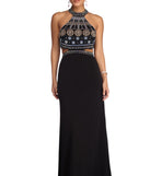 Zariyah Formal Heat Stone Cut Out Dress is a stunning choice for a bridesmaid dress or maid of honor dress, and to feel beautiful at Prom 2023, spring weddings, formals, & military balls!