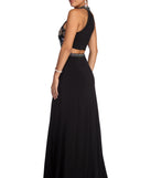 Zariyah Formal Heat Stone Cut Out Dress is a stunning choice for a bridesmaid dress or maid of honor dress, and to feel beautiful at Prom 2023, spring weddings, formals, & military balls!