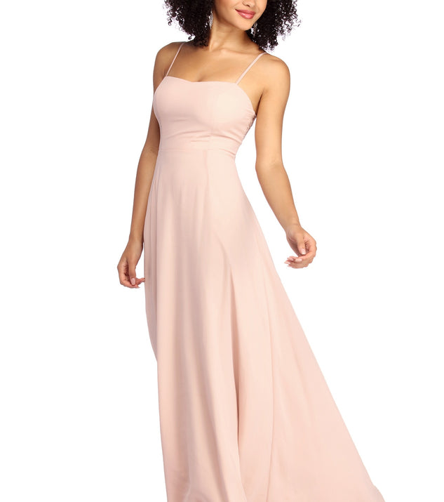 The Cynthia Formal Chiffon Sweetheart Dress is a gorgeous pick as your 2023 prom dress or formal gown for wedding guest, spring bridesmaid, or army ball attire!