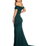 The Corina Formal Off The Shoulder Dress is a gorgeous pick as your 2023 prom dress or formal gown for wedding guest, spring bridesmaid, or army ball attire!