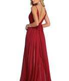 The Alina Formal Sleeveless Chiffon Dress is a gorgeous pick as your 2023 prom dress or formal gown for wedding guest, spring bridesmaid, or army ball attire!