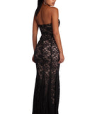 The Daniela Formal Glitter Lace Dress is a gorgeous pick as your 2023 prom dress or formal gown for wedding guest, spring bridesmaid, or army ball attire!
