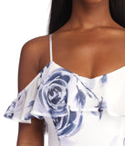 Mia Formal High Slit Chiffon Dress is a stunning choice for a bridesmaid dress or maid of honor dress, and to feel beautiful at Prom 2023, spring weddings, formals, & military balls!