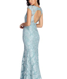 The Cleo Formal Lace Mermaid Dress is a gorgeous pick as your 2023 prom dress or formal gown for wedding guest, spring bridesmaid, or army ball attire!